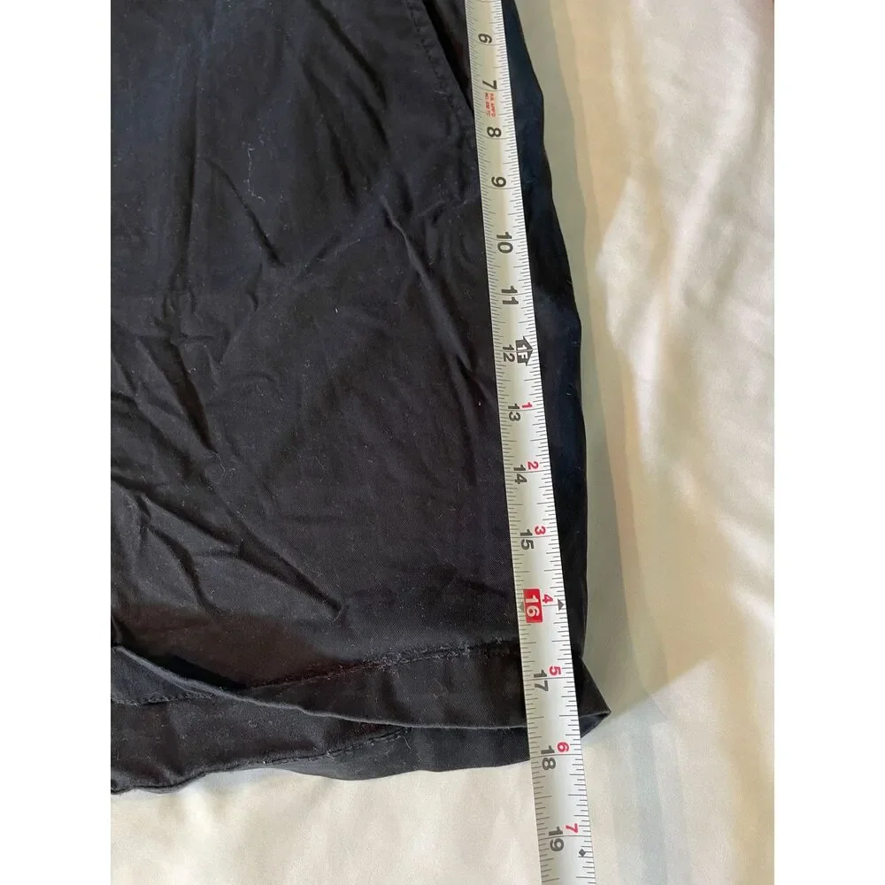Lane Bryant Black Cotton Spandex Womens Shorts SIZE 26